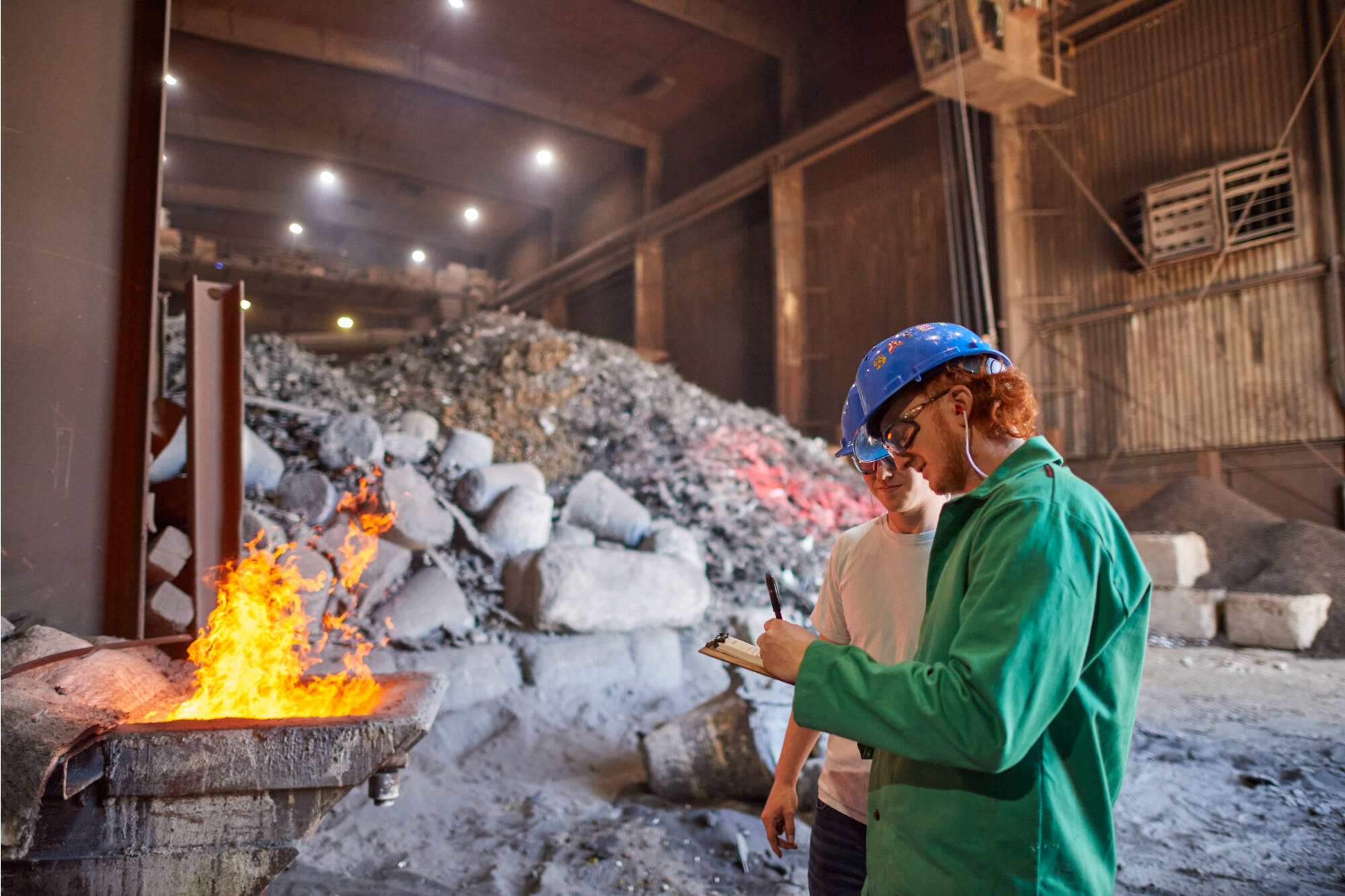 GVSU student getting experiential engineering experience.